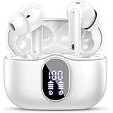 Bluetooth Kopfhörer, Kopfhörer Kabellos Bluetooth 5.3 In Ear Kopfhörer mit 4 Mikrofon, Kabellose Kopfhörer ENC Lärmreduzierung Ohrhörer, 40H Deep Bass